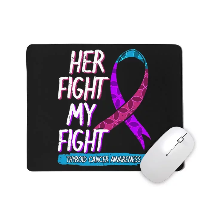 Thyroid Cancer Awareness Ribbon Endocrinologist Gift Idea Mousepad