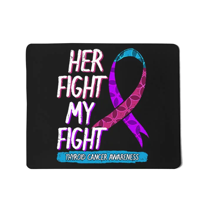 Thyroid Cancer Awareness Ribbon Endocrinologist Gift Idea Mousepad