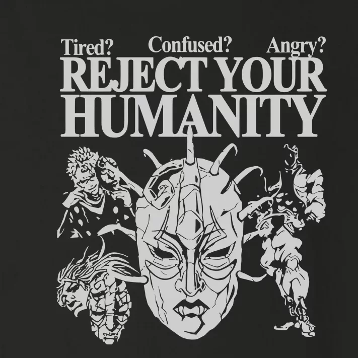 Tired Confused Angry Reject Your Humanity Toddler Long Sleeve Shirt