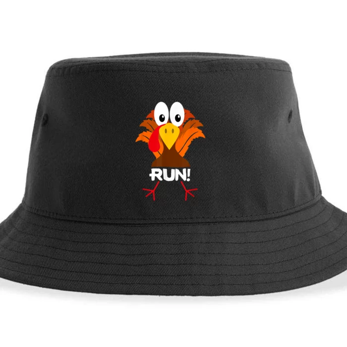 Turkey Costume Adult Running Face Turkey Trot Sustainable Bucket Hat