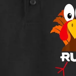 Turkey Costume Adult Running Face Turkey Trot Dry Zone Grid Performance Polo