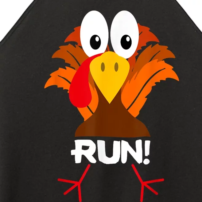 Turkey Costume Adult Running Face Turkey Trot Women’s Perfect Tri Rocker Tank