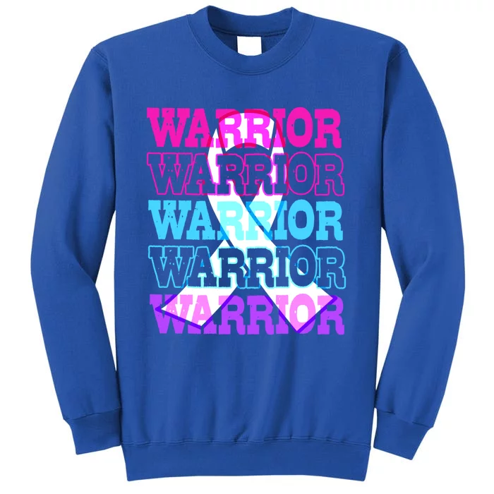 Thyroid Cancer Awareness Thyroid Cancer Warrior Gift Sweatshirt