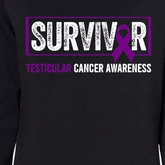 Testicular Cancer Awareness Testicular Cancer Survivor Womens California Wash Sweatshirt