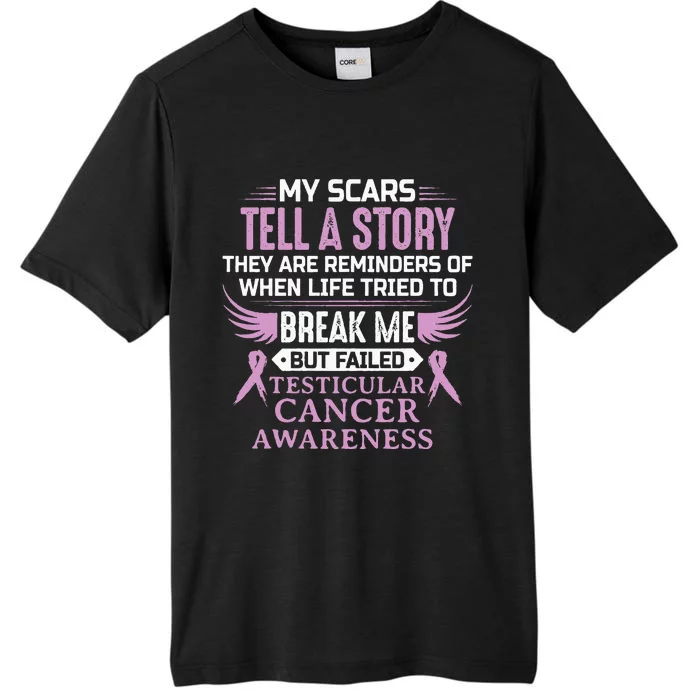 Testicular Cancer Awareness Survivor Support ChromaSoft Performance T-Shirt