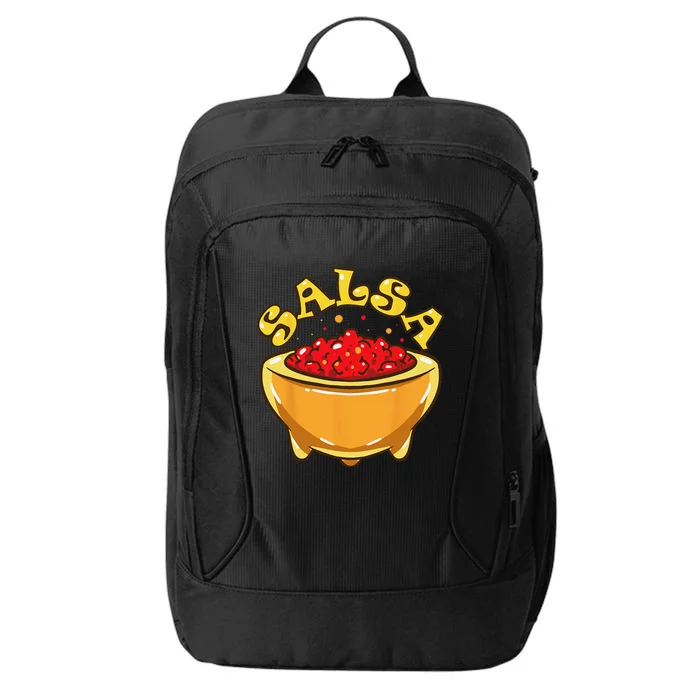 Tortilla Chips And Salsa Funny Matching Halloween Costumes City Backpack