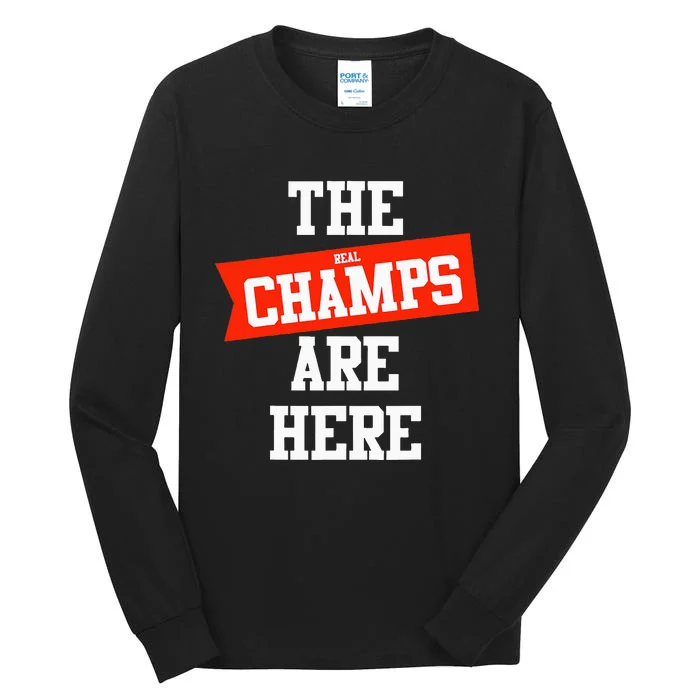 The Champs Are Here Fantasy Winner Tall Long Sleeve T-Shirt