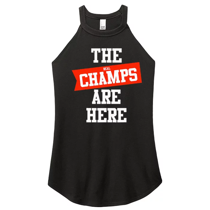 The Champs Are Here Fantasy Winner Women’s Perfect Tri Rocker Tank