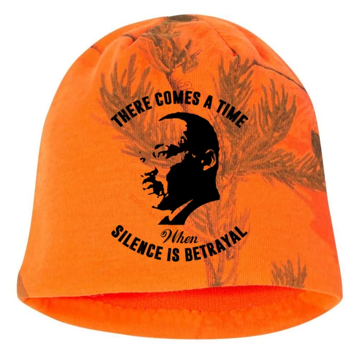 There Comes A Time When Silence Is Betrayal Kati - Camo Knit Beanie