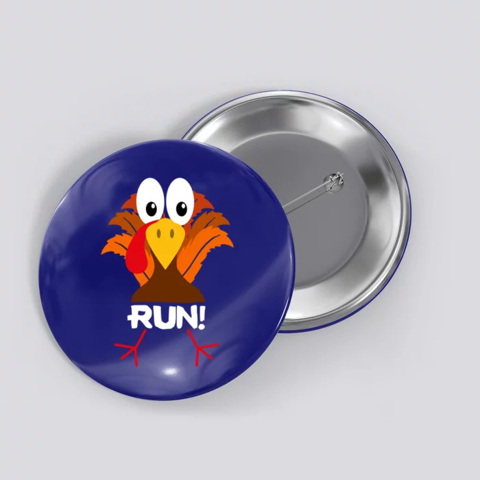 Turkey Costume Adult Running Face Turkey Trot Gift Button