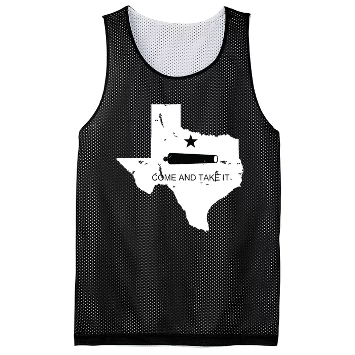 Texas Come And Take It Flag Canon 1836 State Mesh Reversible Basketball Jersey Tank