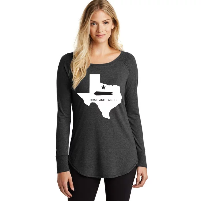 Texas Come And Take It Flag Canon 1836 State Women's Perfect Tri Tunic Long Sleeve Shirt