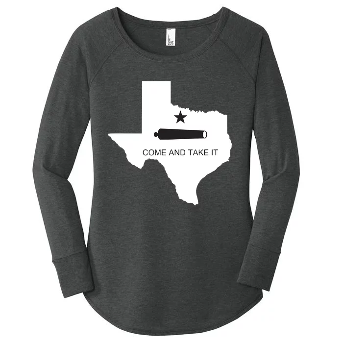 Texas Come And Take It Flag Canon 1836 State Women's Perfect Tri Tunic Long Sleeve Shirt