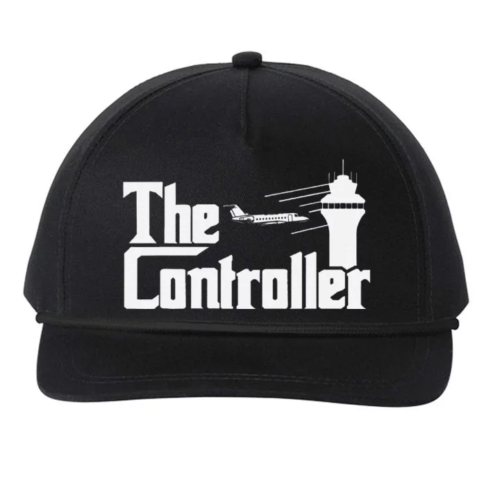 The Controller Air Traffic Control Aircraft Atc Airfield= Snapback Five-Panel Rope Hat