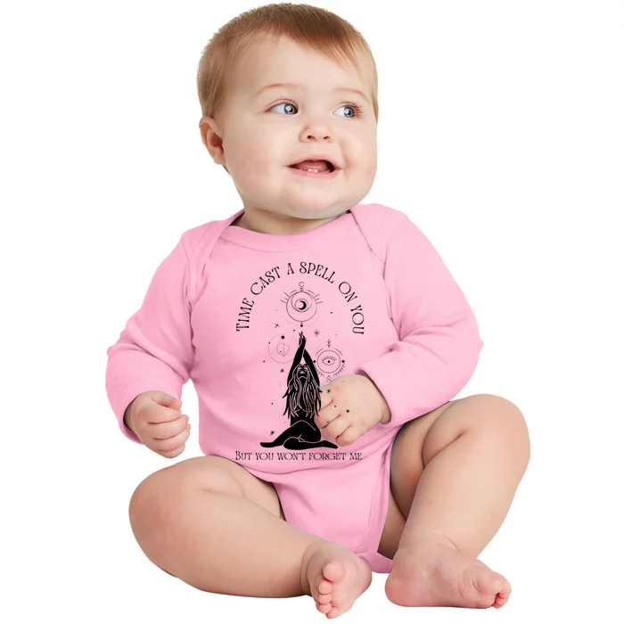 Time Cast A Spell On You But You WonT Forget Me Baby Long Sleeve Bodysuit