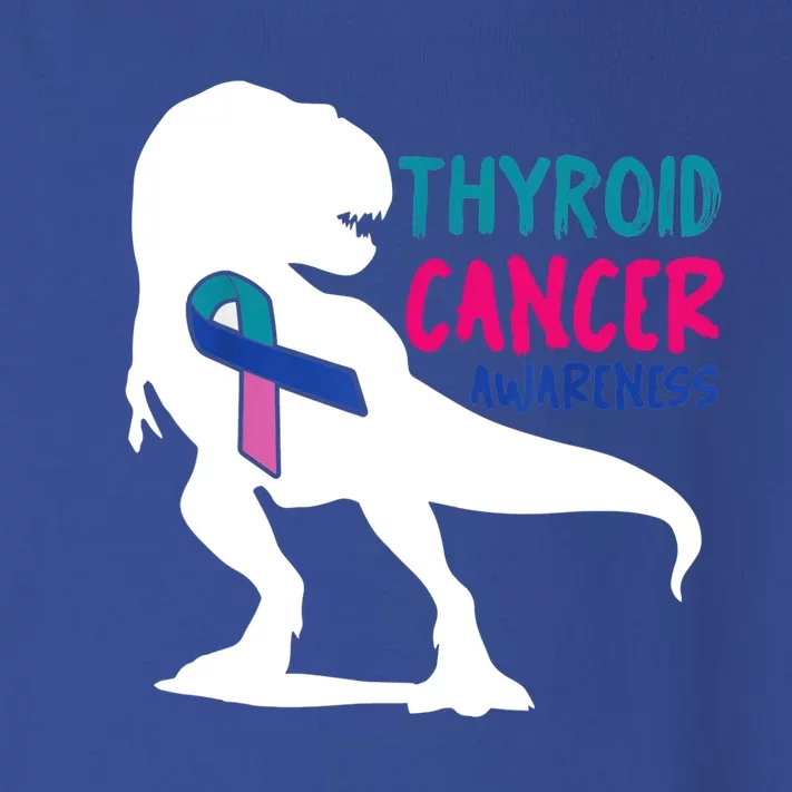 Thyroid Cancer Awareness Cool Tgiftrex Warrior Survivor Fighter Cool Gift Toddler Long Sleeve Shirt