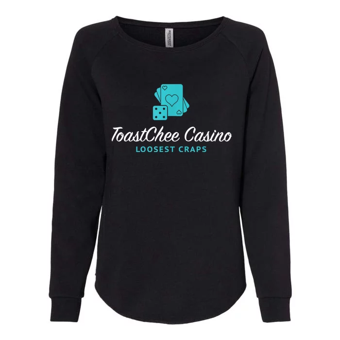 ToastChee Casino Apparel Womens California Wash Sweatshirt