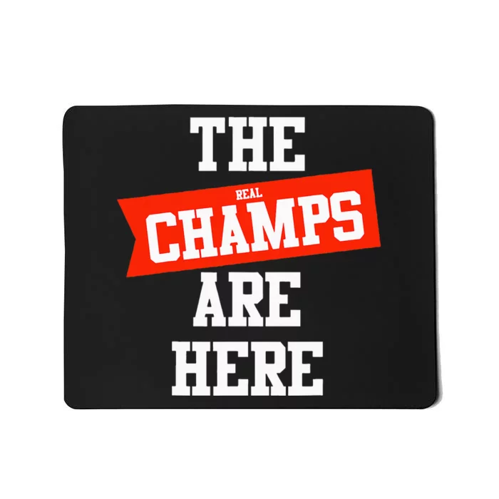 The Champs Are Here Fantasy Winner Mousepad