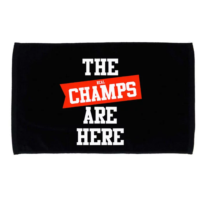 The Champs Are Here Fantasy Winner Microfiber Hand Towel