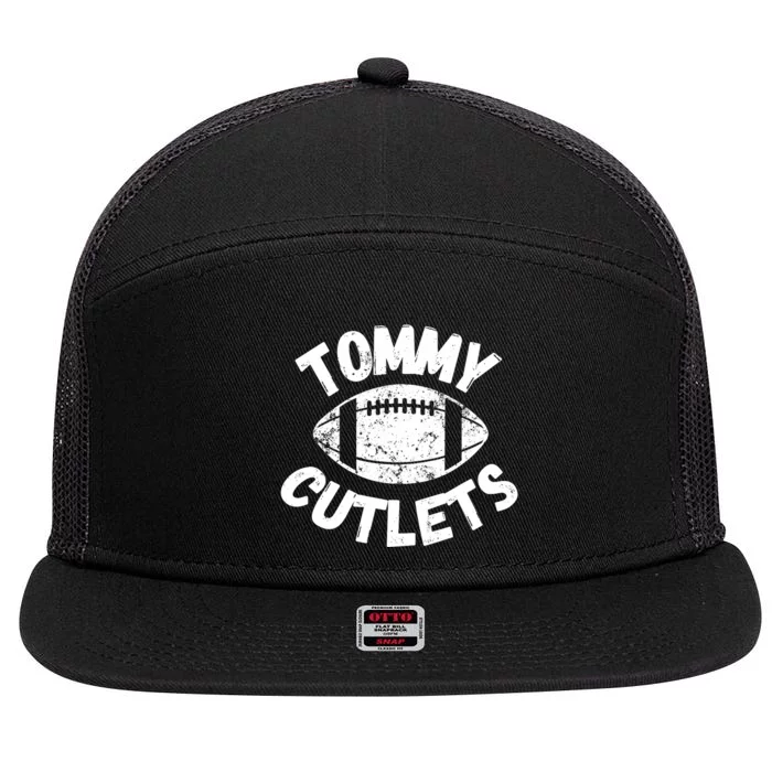 Tommy Cutlets American Sports Football 7 Panel Mesh Trucker Snapback Hat