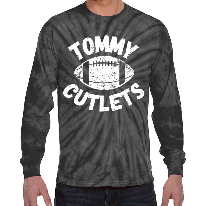 Tommy Cutlets American Sports Football Tie-Dye Long Sleeve Shirt