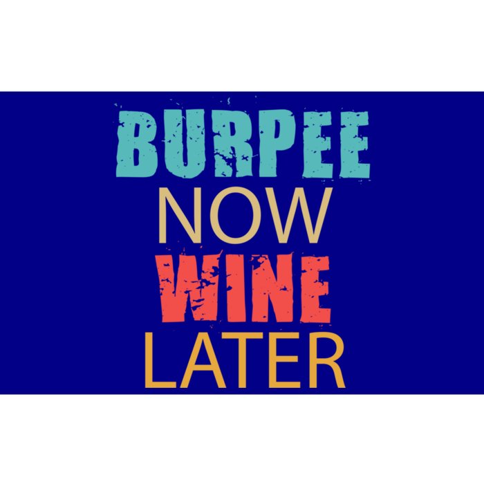 Teal Coral And Yellow Burpee Now Wine Later Adl005b Gift Bumper Sticker