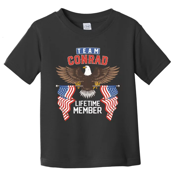 Team Conrad American Eagle Toddler T-Shirt