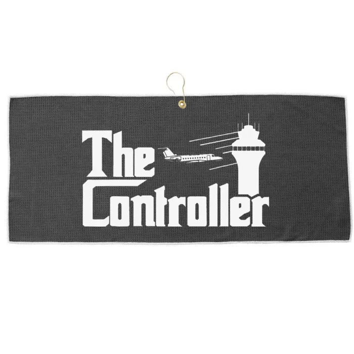 The Controller Air Traffic Control Aircraft Atc Airfield Large Microfiber Waffle Golf Towel