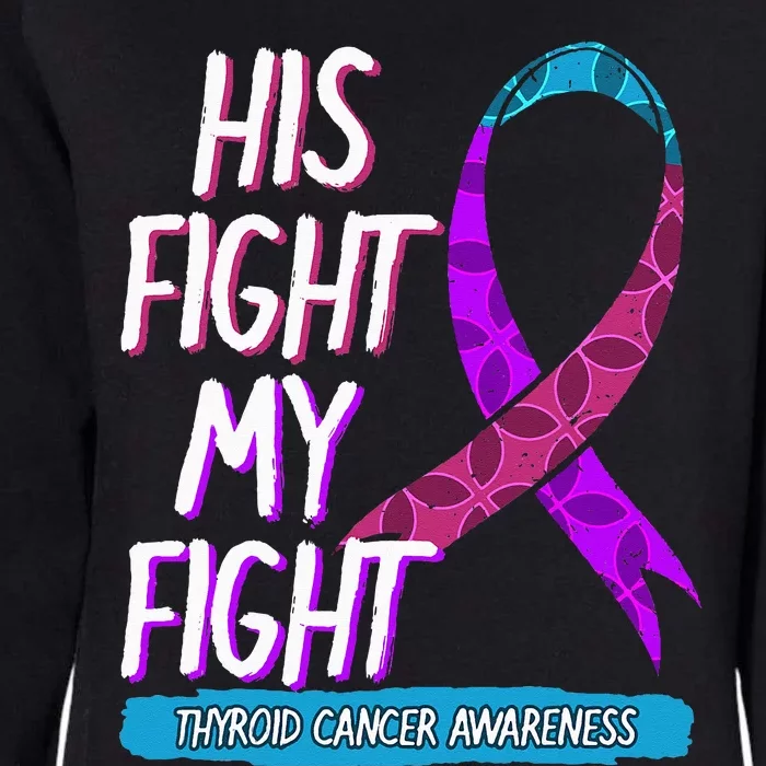 Thyroid Cancer Awareness Ribbon Endocrinologist Gift Idea Womens California Wash Sweatshirt