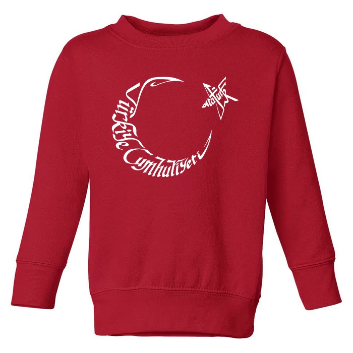 Turkiye Cumhuriyeti Ataturk Toddler Sweatshirt