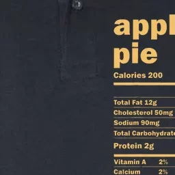 Thanksgiving Christmas Apple Pie Nutritional Facts Softstyle Adult Sport Polo