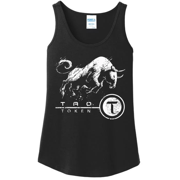 Tao Coin Bittensor Token In A Blockchain Crypto Bullrun Ladies Essential Tank