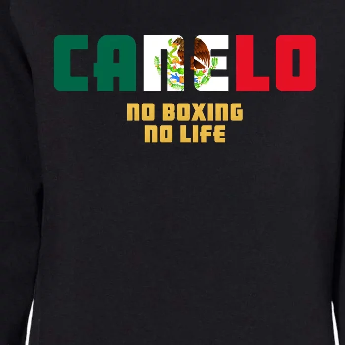 Team Canelo Boxing Alvarez Mexico Fight Womens California Wash Sweatshirt