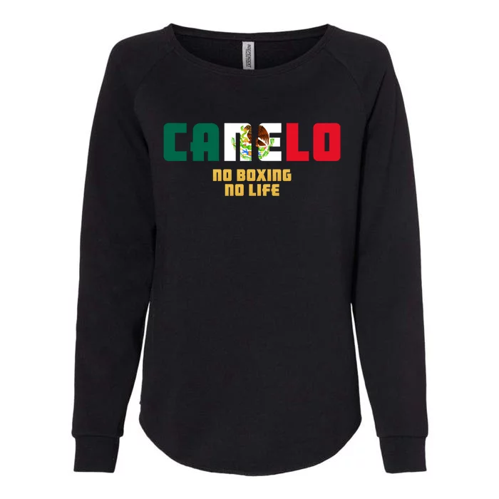 Team Canelo Boxing Alvarez Mexico Fight Womens California Wash Sweatshirt