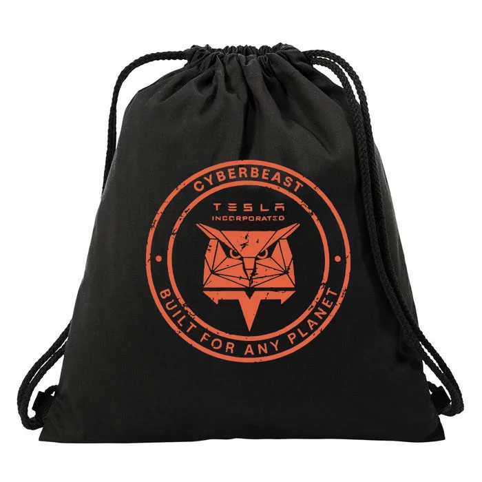 Tesla Cyberbeast Built For Any Planet Limited Drawstring Bag