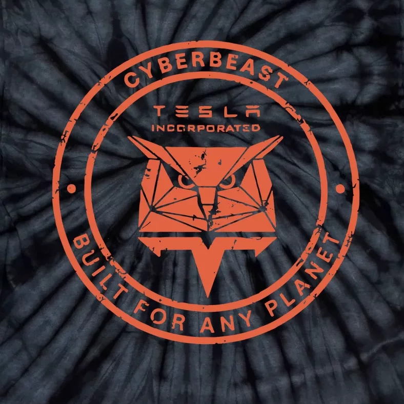 Tesla Cyberbeast Built For Any Planet Limited Tie-Dye T-Shirt