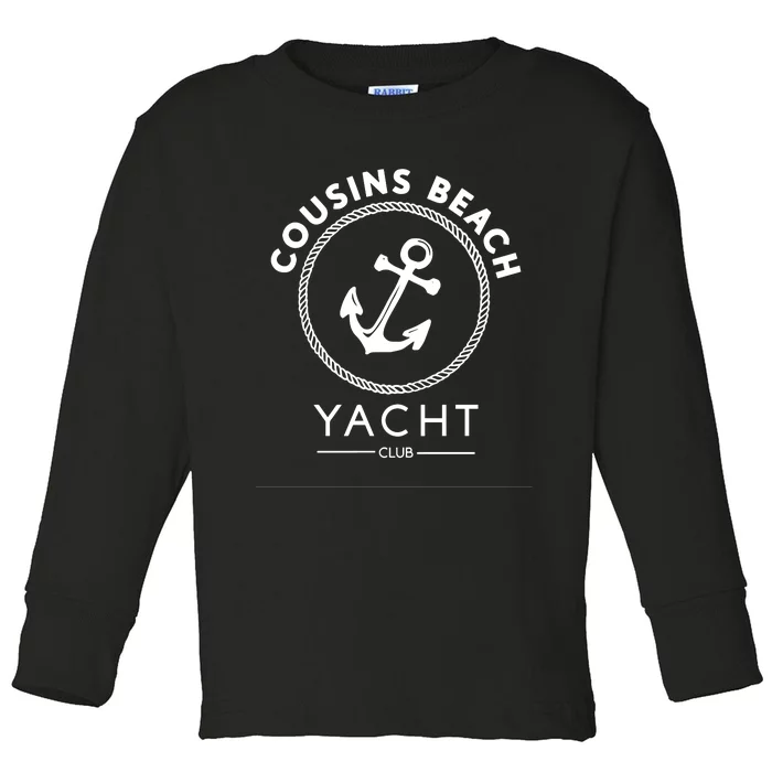 Thesummeriturnedpretty Cousins Beach Yacht Club Toddler Long Sleeve Shirt