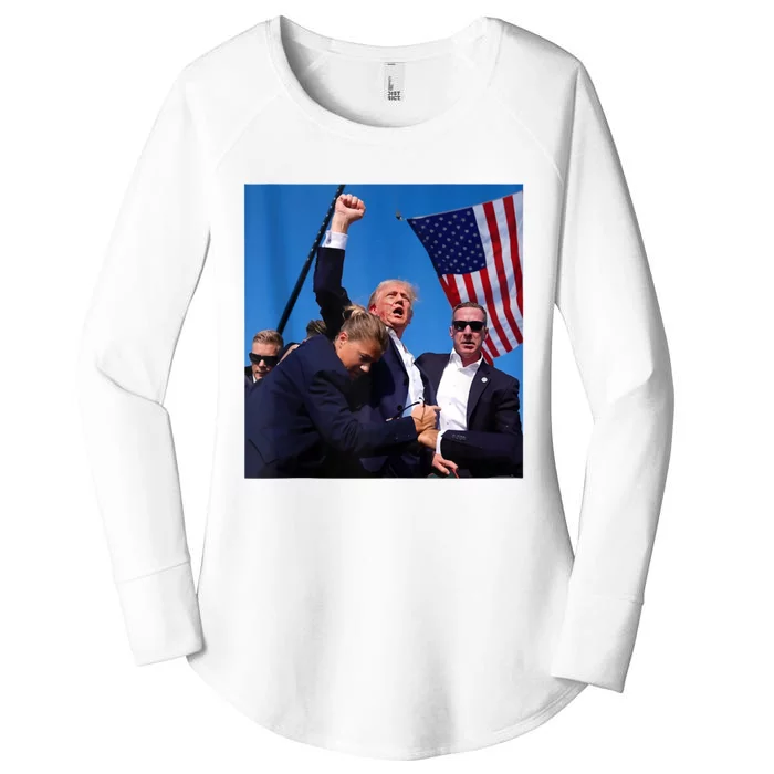 They CanT Bring Me Down Trump Shooting Survivor Women's Perfect Tri Tunic Long Sleeve Shirt