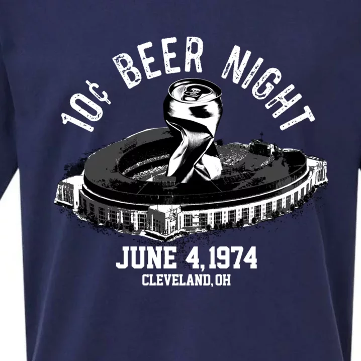 Ten Cent Beer Night Cleveland CLE Baseball Sueded Cloud Jersey T-Shirt