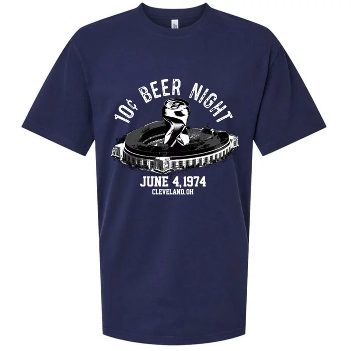 Ten Cent Beer Night Cleveland CLE Baseball Sueded Cloud Jersey T-Shirt