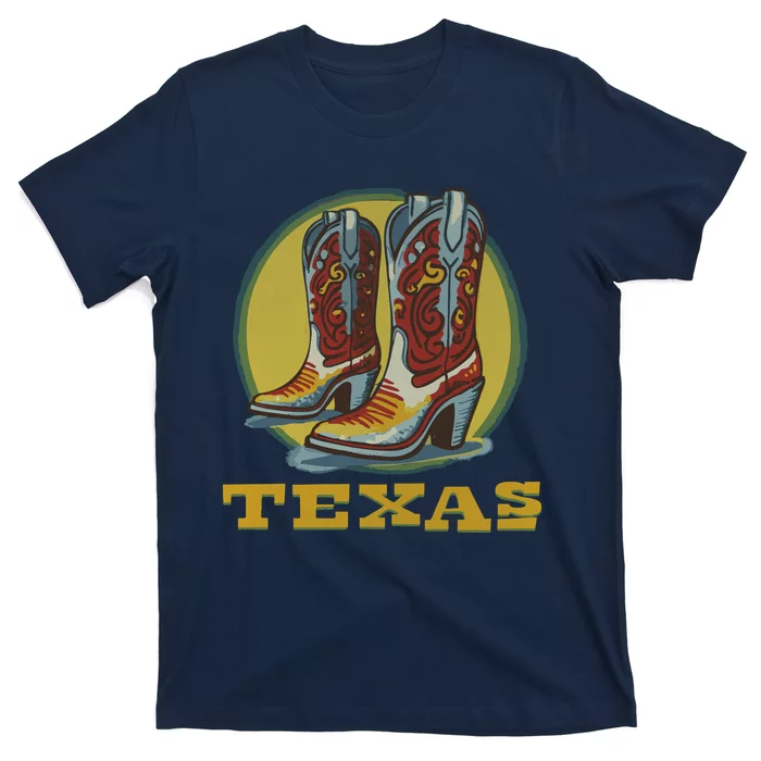 Texas Cowboy BootsVintage T-Shirt