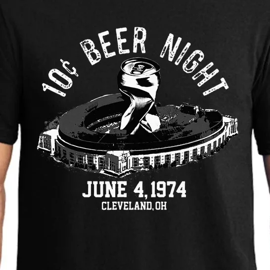 Ten Cent Beer Night Cleveland Cle Baseball Pajama Set