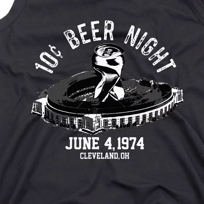 Ten Cent Beer Night Cleveland Cle Baseball Tank Top