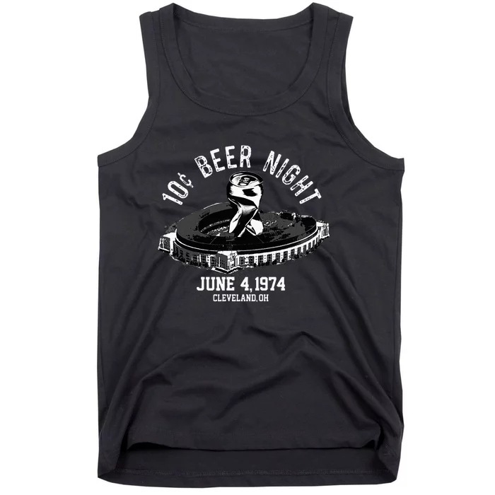 Ten Cent Beer Night Cleveland Cle Baseball Tank Top