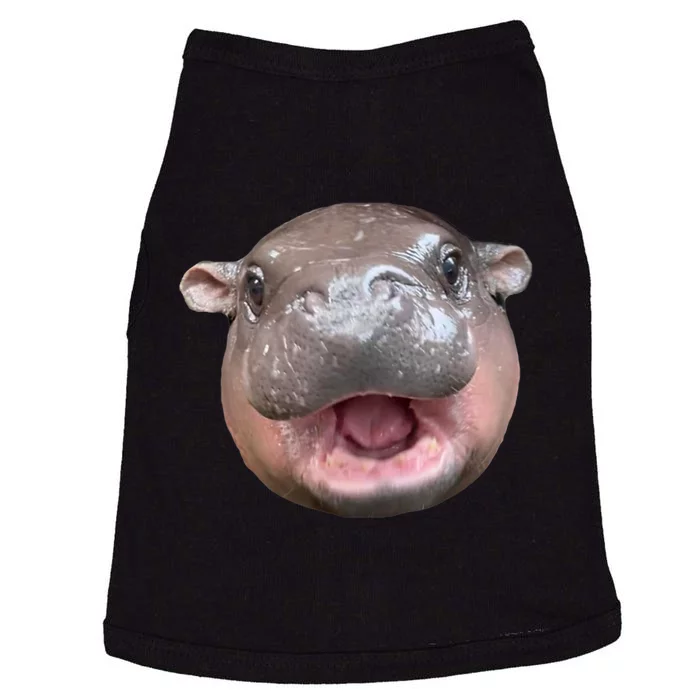 The Cute Baby Hippo Face Moo Deng Bouncy Pig Gift Doggie Tank