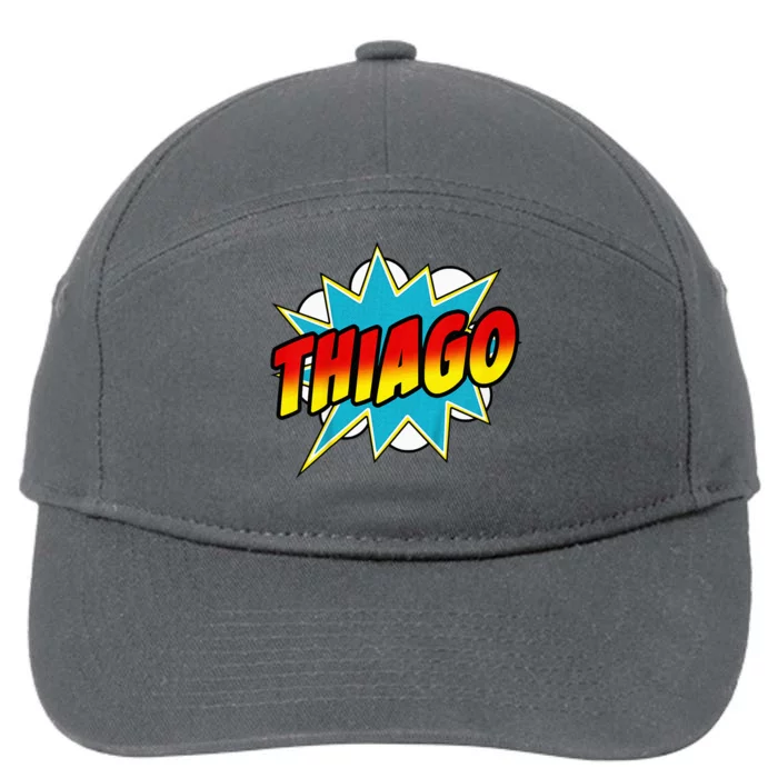 Thiago Comic Book Superhero Name 7-Panel Snapback Hat