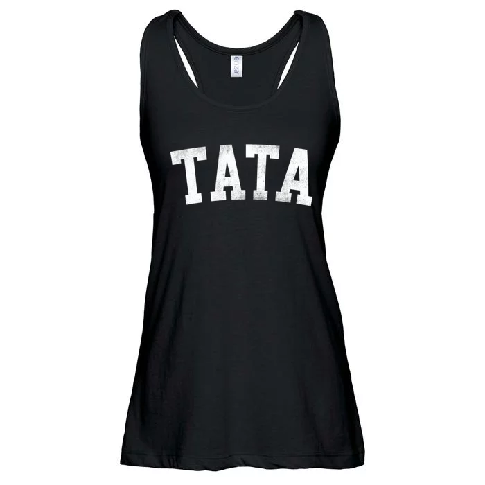 Tata Classic Bold Font FatherS Day Tata Ladies Essential Flowy Tank