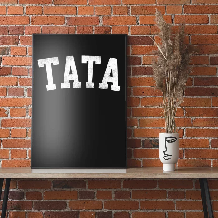 Tata Classic Bold Font FatherS Day Tata Poster