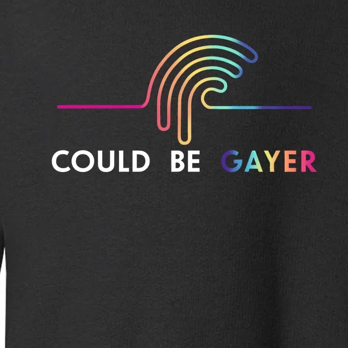 Thomassanders Could Be Gayer 2024 Toddler Sweatshirt