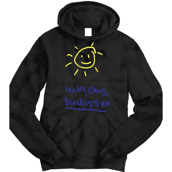 Teeth Claws Breakup Sex Tie Dye Hoodie